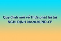 Quy định mới về tổ chức và hoạt động của Thừa phát lại